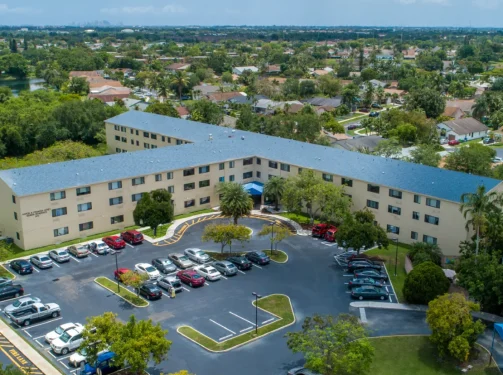 federation sunrise - aerial